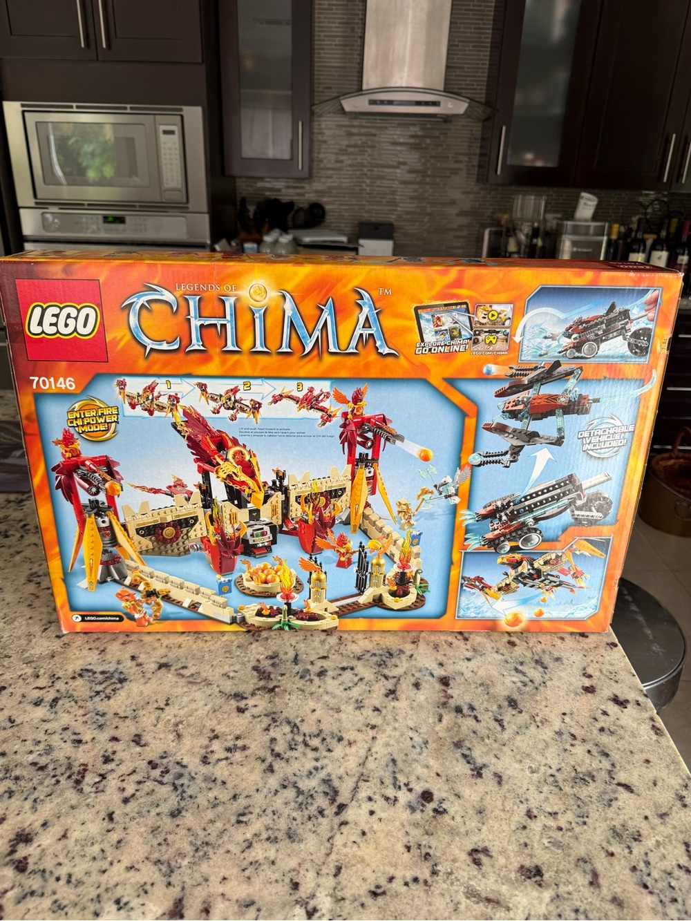 LEGO Legends of Chima 70146 Flying Phoenix Fire Temple - NEW SEALED BOX Retired - Picture 2 of 13